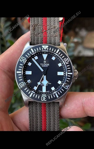 Tudor Pelagos FXD 904L Stainless Steel 1:1 Mirror Replica Watch in Nato Strap 