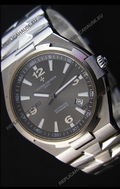 Vacheron Constantin Overseas Grey Dial Swiss Replica Watch 