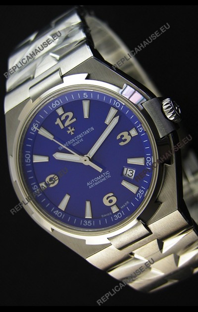 Vacheron Constantin Overseas Blue Dial Swiss Replica Watch 
