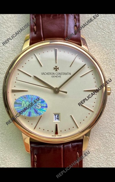 Vacheron Constantin Patrimony Yellow Gold Watch in 1:1 Mirror Replica Watch