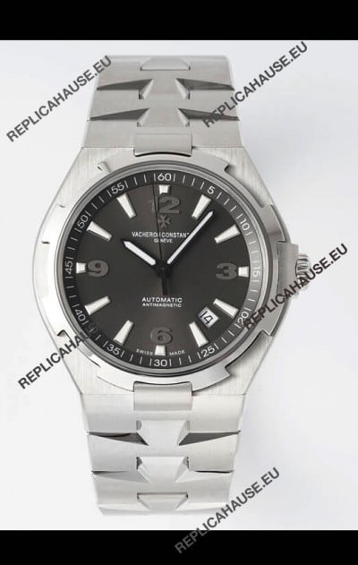 Vacheron Constantin Overseas 1:1 Mirror Swiss Replica Watch in Grey Dial - Steel Strap