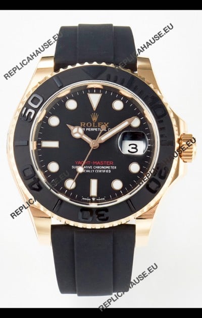Rolex Yachtmaster Super Clone 126655 Rose Gold 42MM Cal.3235 Swiss 1:1 Swiss Replica