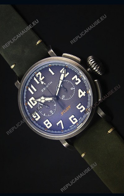Zenith Pilot Heritage Edition Ton-Up 1:1 Mirror Swiss Replica Watch