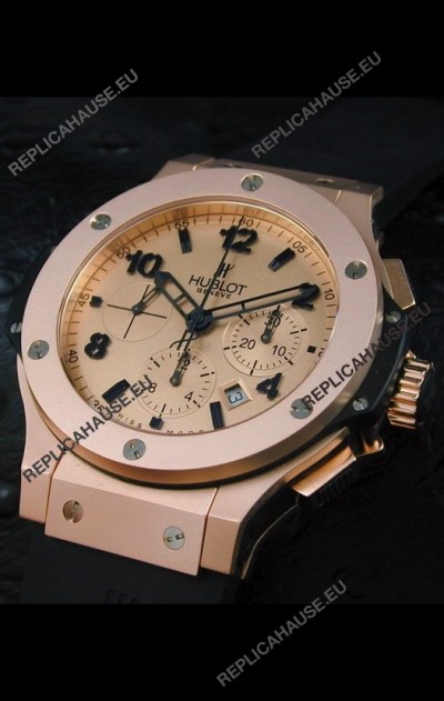 Hublot Big Bang Swiss Matte Limited Edition Watch Pink Gold Case