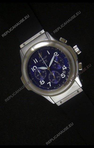 Hublot MDM Geneve Japanese Replica Watch in Blue Dial
