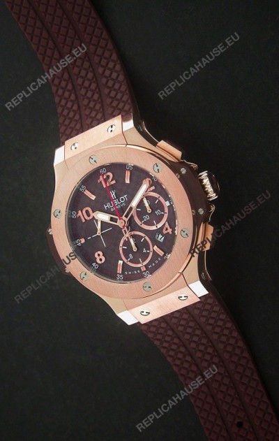 Hublot Big Bang Limited Edition Swiss Replica Red Gold Watch