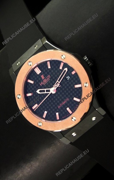 Hublot Big Bang Classic Fusion Swiss Watch Black Carbon Dial