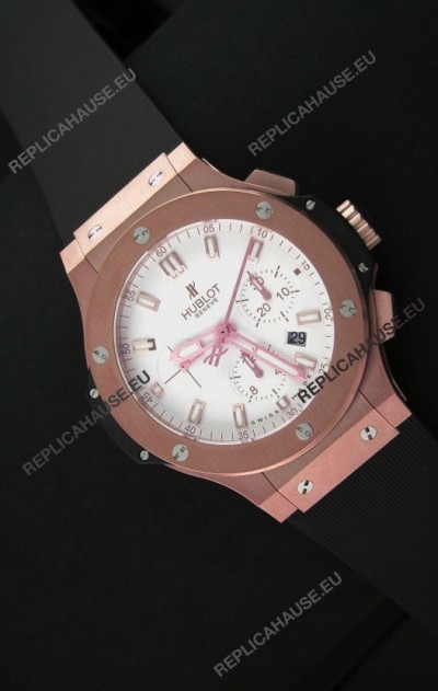 Hublot Big Bang Swiss Replica Watch in Pink Gold - 1:1 Ultimate Mirror Replica Watch