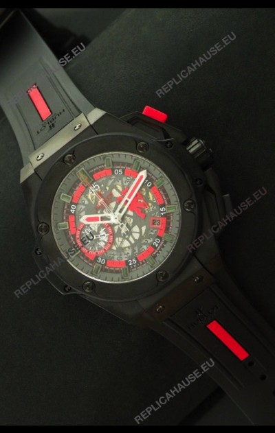 Hublot Big Bang King Power Red Devil Swiss Watch in PVD Case