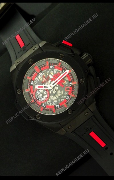 Hublot Big Bang King Power Red Devil Swiss Watch in PVD Case