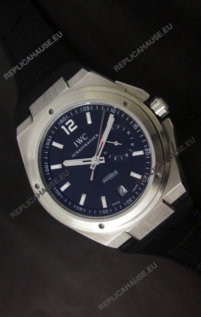 IWC Ingenieur Power Reserve Swiss Watch in Black