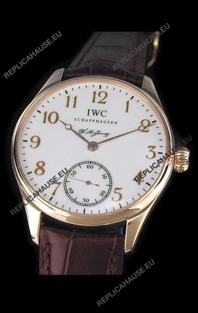IWC Portuguese Swiss Watch in Rose Gold Casing