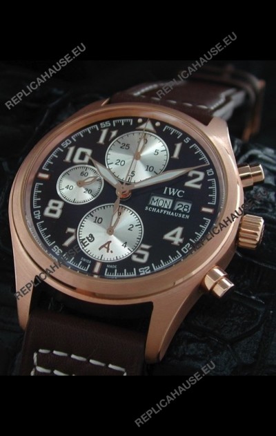 IWC Exupery Edition Swiss Replica Watch in Black Dial