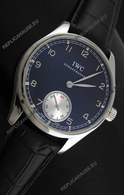 IWC Schaffhausen Japanese Replica Watch in Black Dial