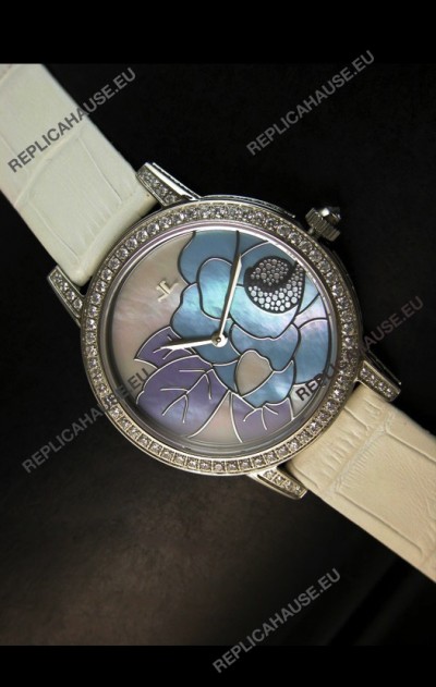 Jaeger LeCoultre Japanese Quartz Movement Ladies Watch - White Dial