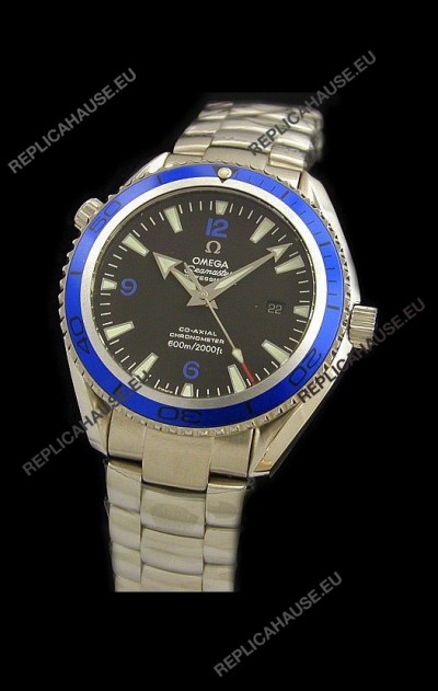 Omega Seamaster Planet Ocean Swiss Watch in Stainless Steel