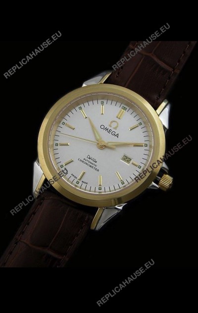 Omega De Ville Co Axial Watch in Yellow Gold Casing