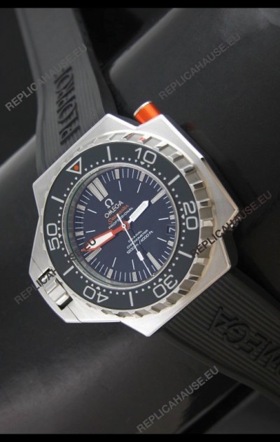Omega Seamaster Ploprof Swiss Watch in Black Strap