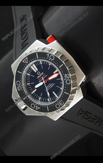Omega Seamaster Ploprof Swiss Watch in Black Strap