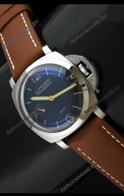 Panerai Luminor 1950 Edition Swiss Watch in Black Dial