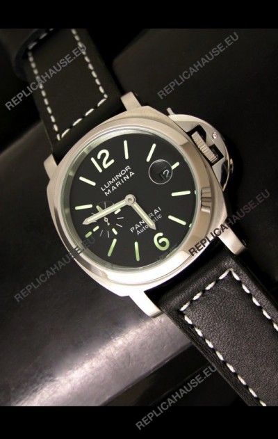 Panerai Luminor Marina Swiss Automatic Watch in Black Dial