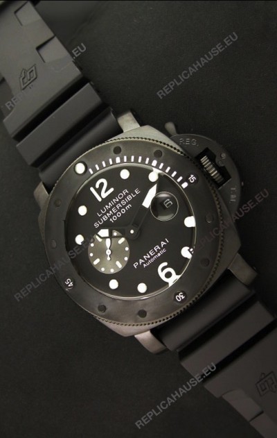 Panerai Luminor Submersible 1000M Japanese Automatic Watch in PVD Coating