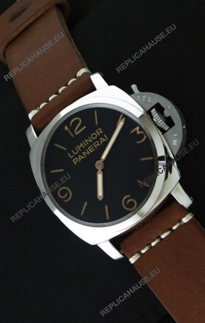 Panerai Luminor Swiss Watch - 47MM in Brown Strap