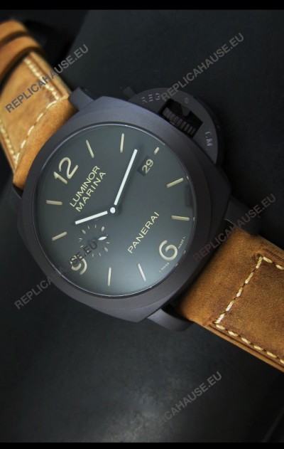 Panerai Luminor Marina 1950 PAM386 Composite DLC Swiss Replica Watch