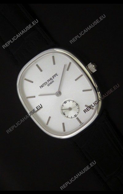 Patek Philippe Mens Golden Elipse Japanese Watch in Steel