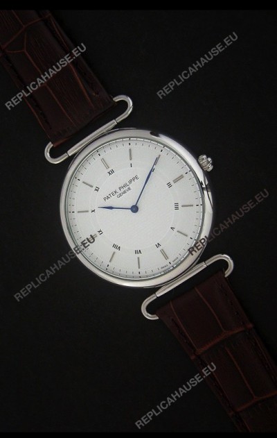 Patek Philippe Calatrava Japanese Quaartz Watch in Steel