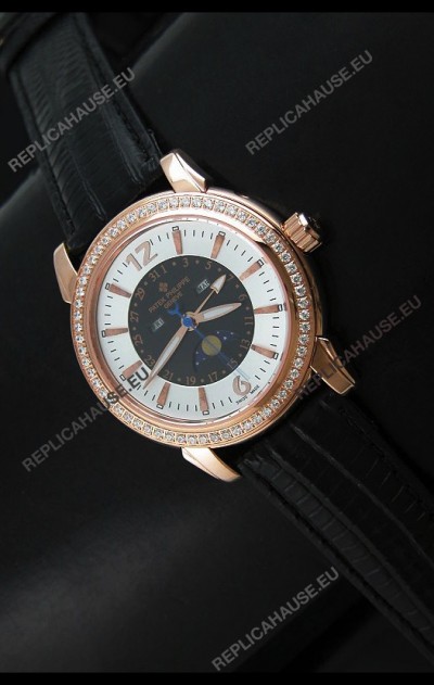 Patek Philippe Mens Grand Complications Japanese Watch in White & Black Dial