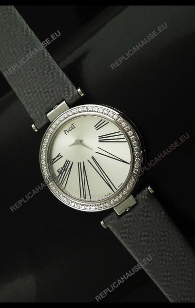 Piaget Altiplano Duo Dual Swiss Diamonds Bezel Watch