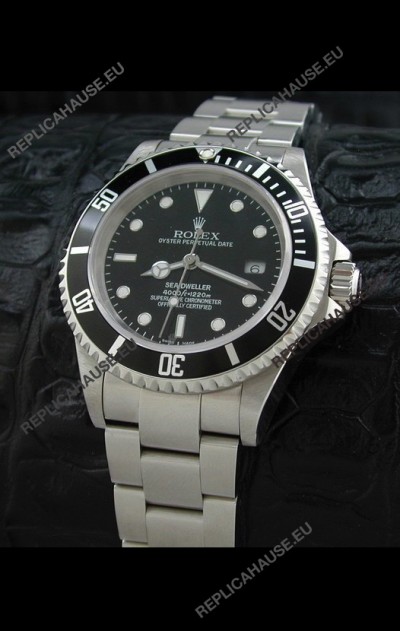 Rolex Sea-Dweller Japanese Replica Watch in Black Dial
