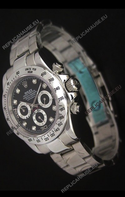 Rolex Daytona Japanese Replica Watch in Black Dial