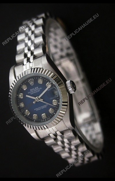 RolexÂ Datejust Oyster Perpetual Superlative ChronoMeter Japanese Watch in Blue Dial