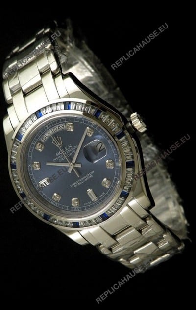 Rolex Oyster Perpetual Day Date Japanese Automatic Watch in Midnite Blue Dial
