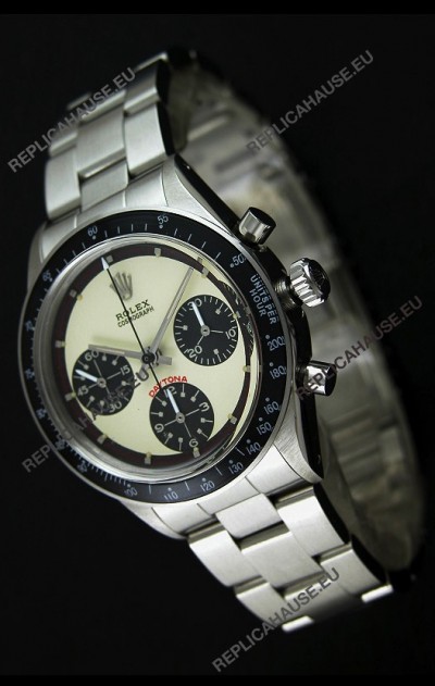 Rolex Cosmograph Daytona Swiss Replica Chronograph Watch in White Dial - 1:1 Mirror Replica