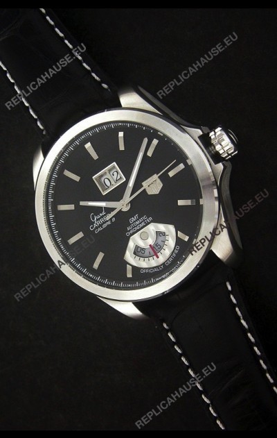 Tag Heuer Grand Carrera Calibre 8 Swiss Automatic Watch in Black