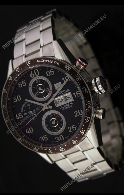 Tag Heuer Carrera Calibre 16Â Japanese Watch in Brown Dial