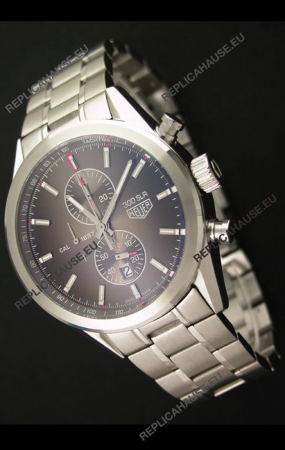 Tag Heuer Carrera Quartz Japanese Replica Watch in Brown Dial