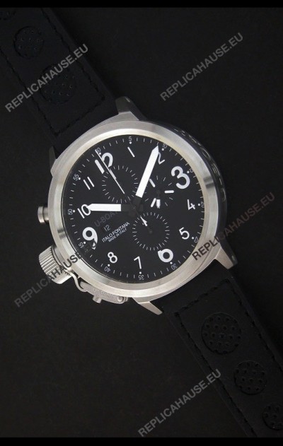 U-Boat Flightdeck Watch in Black Dial