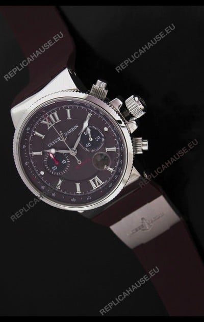 Ulysse Nardin UN No.250 Swiss Automatic Watch in Chocolate Dial
