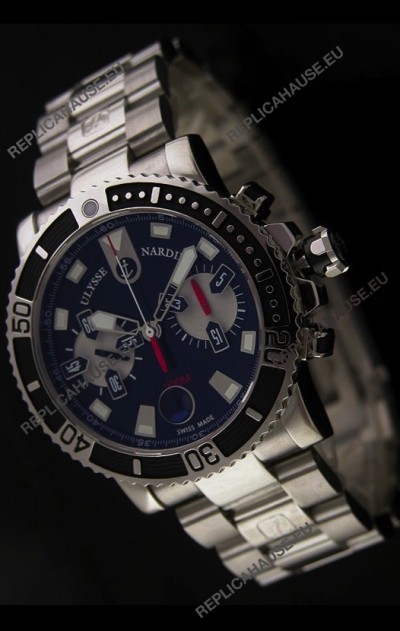 Ulysse Nardin Maxi Marine Swiss Watch in Black Dial