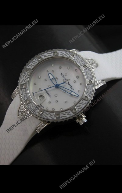 Ulysse Nardin Lady Diver White Starry Night Swiss Automatic Watch
