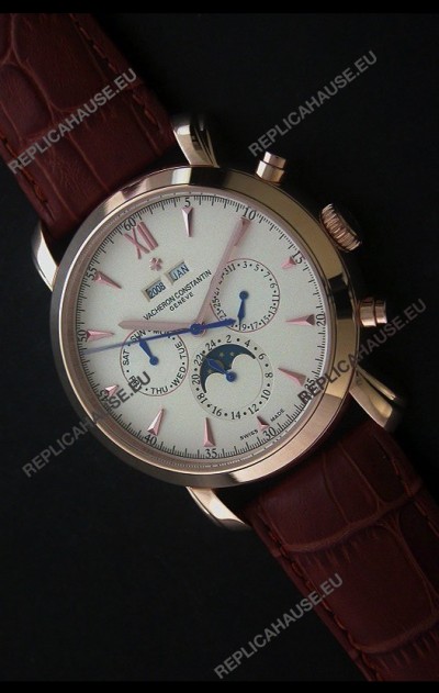 Vacheron Constantin Perpetual Calendar Japanese Watch in Rose Gold