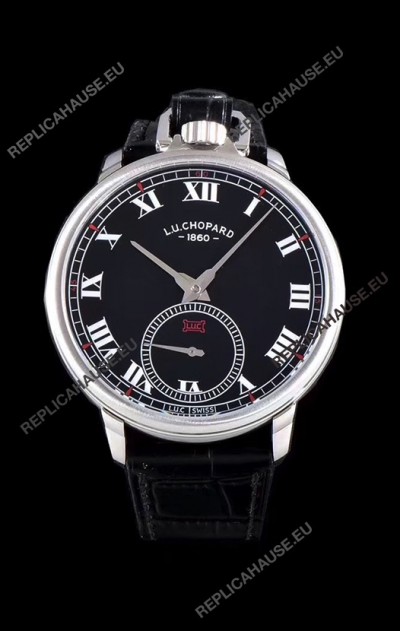Chopard Louis-Ulysse The Tribute Stainless Steel Black Dial Swiss Watch