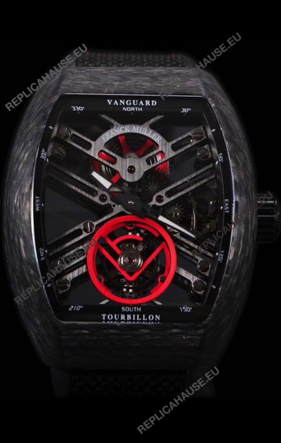 Franck Muller Vanguard Skeleton Tourbillon Swiss Replica Watch