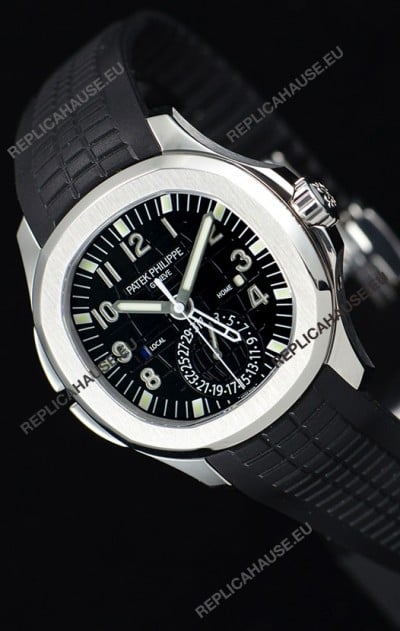 Patek Philippe Aquanaut 5164A 1:1 Mirror Watch Black Dial