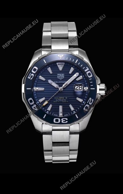 Tag Heuer Aquaracer Calibre 5 1:1 Mirror Replica Watch Blue Dial