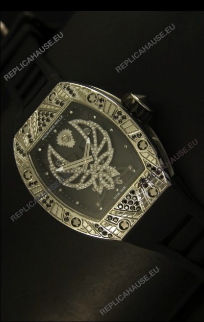 Richard Mille RM051 Tourbillon Swiss Watch in Leather Strap